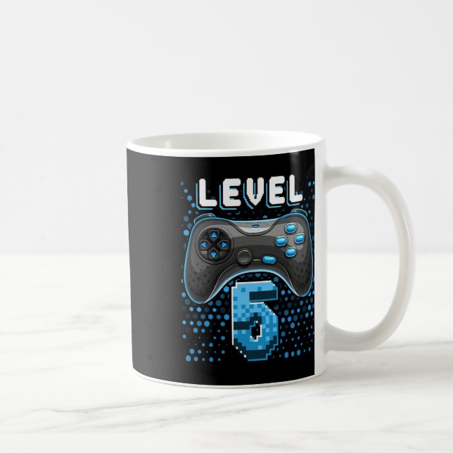 5 Video Game Controller 5th Birthday Gamer Gift Bo Coffee Mug (Right)