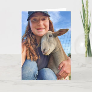 5"x7" Folded Card Scout Loves Addison