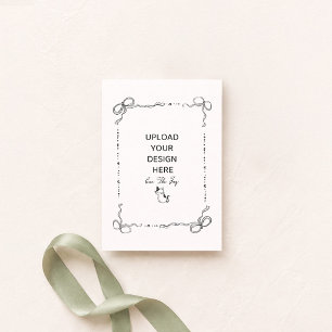 5 x 3.5" Portrait Enclosure Card