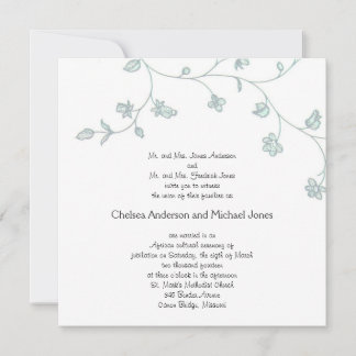 5 X 5 WEDDING  Invitation