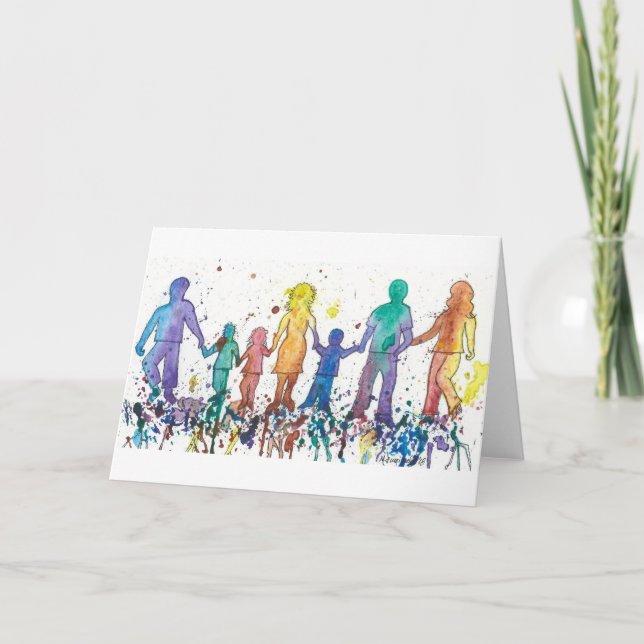 5 x 7 blank folded card (Front)