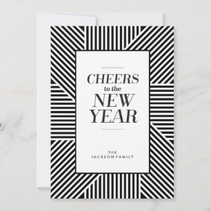 5 x 7 Cheers to the New Year Holiday Card