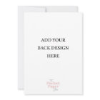 5 x 7 Double Sided Invitation Template Portrait