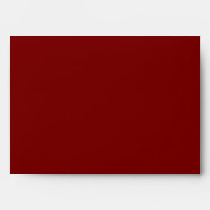 5 x 7  Envelope Option 2 Black Flowers Red leaves