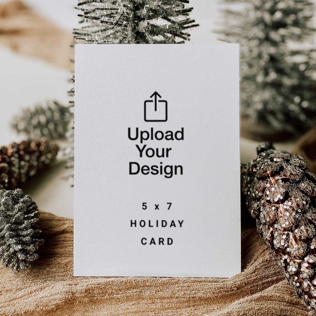 5 x 7 Family Holiday Card, Upload Your Image Invitation (Creator Uploaded)