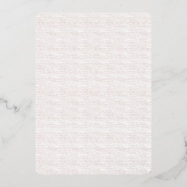 5" x 7" Foil Invitation (Front)