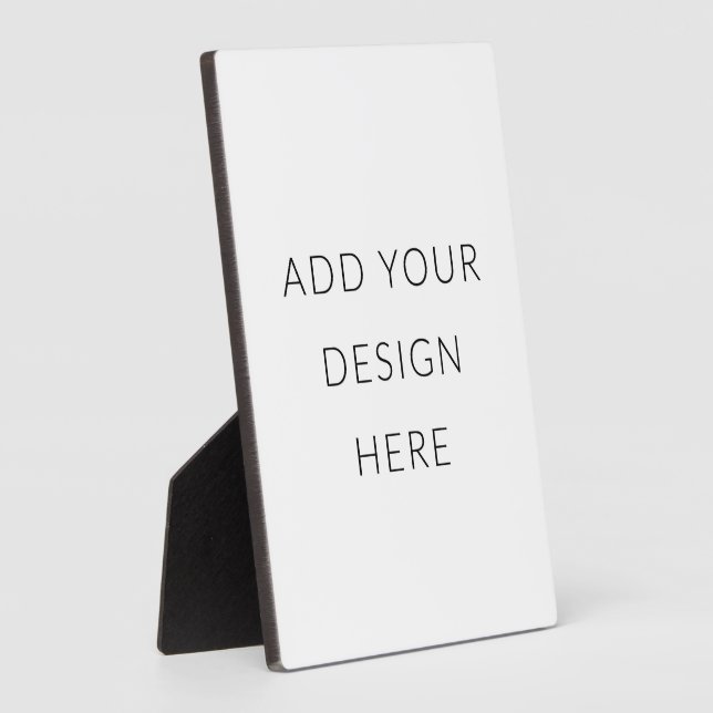 5" x 7" Portrait Printing Plaque (Side)