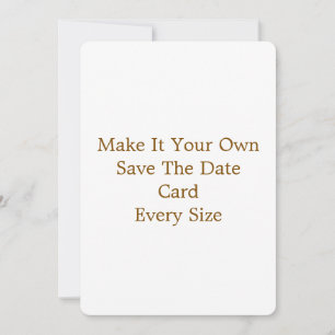 5" x 7" Save The Date Card
