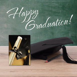 5" x 7" Simple Photo Graduation Announcements