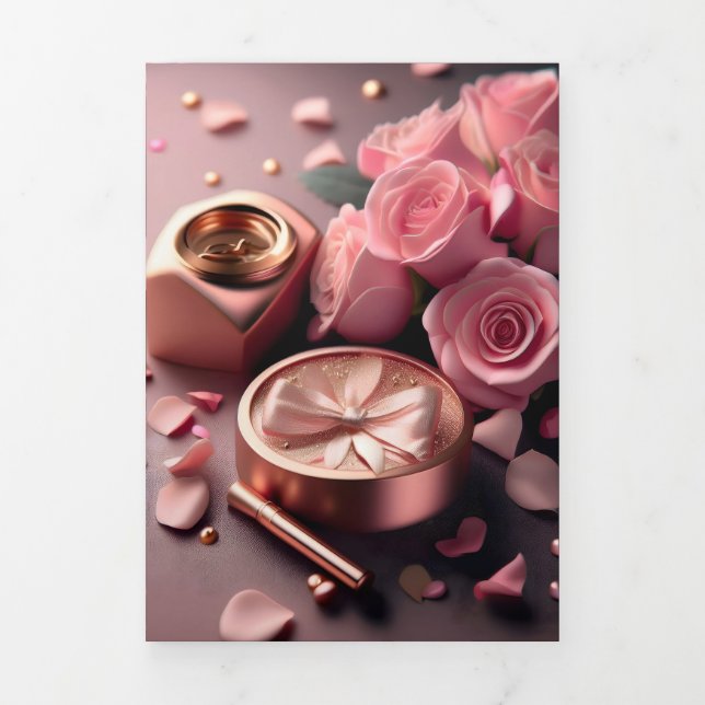 5" x 7" Trifold Letter Fold Invitation (Cover)