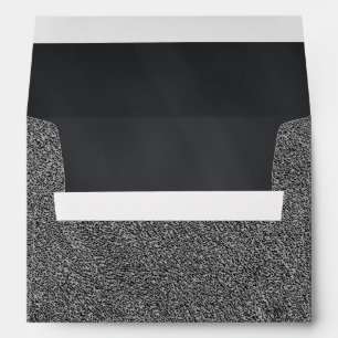 5 x 7 Vintage Black Chalkboard Return Address Enve Envelope