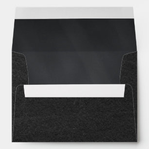 5 x 7 Vintage Black Chalkboard Return Address Enve Envelope