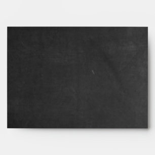 5 x 7 Vintage Black Chalkboard Return Address Enve Envelope