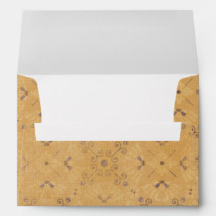 5 x 7 Vintage Craft Paper Return Address Envelope