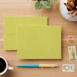 5 x 7 Vintage Craft Paper Return Address Envelope