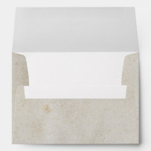 5 x 7 Vintage Craft Paper Return Address Envelope