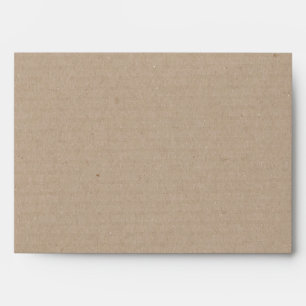 5 x 7 Vintage Craft Paper Return Address Envelope