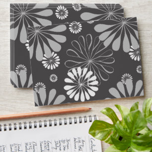 5 x 7 Vintage Floral Pattern Return Address Envelope