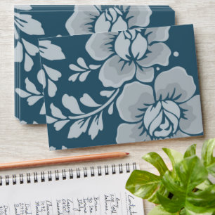 5 x 7 Vintage Floral Pattern Return Address Envelope