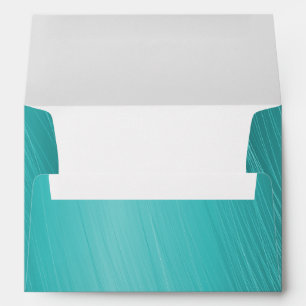 5 x 7 Vintage Green Background Return Address Envelope