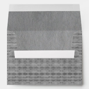 5 x 7 Vintage Grey Craft Paper Return Address Env Envelope