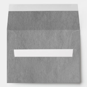 5 x 7 Vintage Grey  Craft Paper Return Address Env Envelope