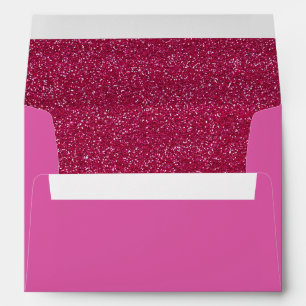 5 x 7 Vintage Pink Return Address Envelope