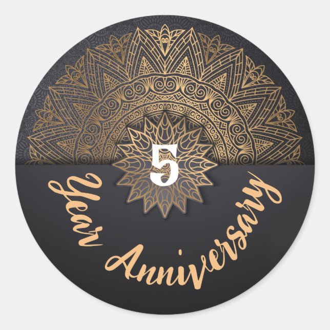 5 Year Anniversary Envelope Seal (Front)