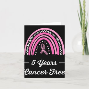 5 Years Breast Cancer Survivor Card