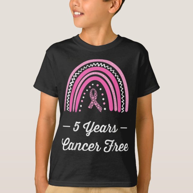 5 Years Breast Cancer Survivor  T-Shirt (Front)