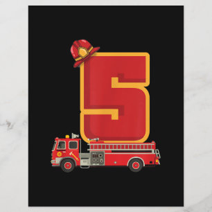 5 Years Old Birthday Boy Gifts Firefighter