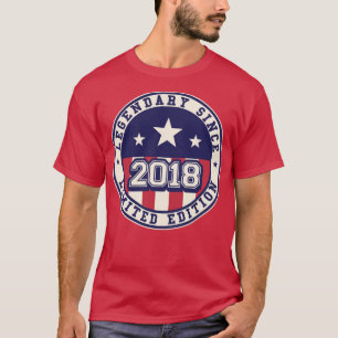 5 Years Old Legendary Since 2018 5th Birthday T-Shirt