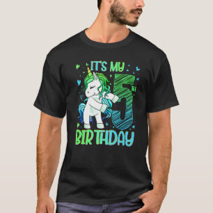 5 Years Old Unicorn Flossing 5th Birthday Girl Uni T-Shirt