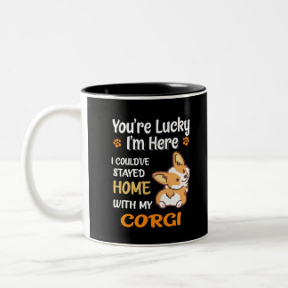 5 You Are Lucky Two-Tone Coffee Mug