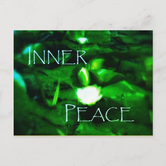 5INNER PEACE WATERLILY POSTCARD (Front)