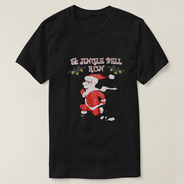 5k Jingle Bell Run Christmas,Christmas Gift Set,Ch T-Shirt (Design Front)