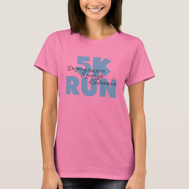 5K Run Blue T-Shirt (Front)