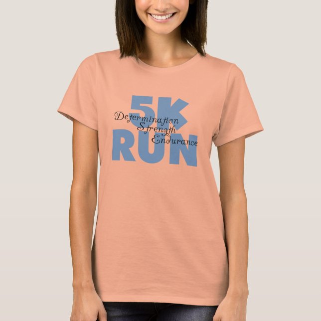 5K Run Blue T-Shirt (Front)