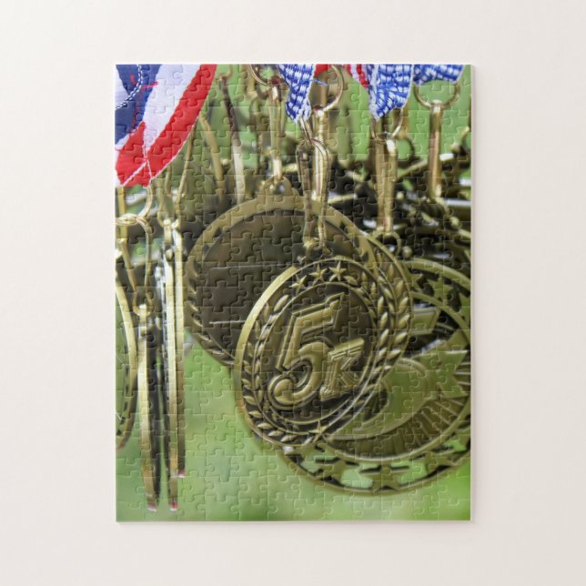 5K Run Medals colour photo Jigsaw Puzzle (Vertical)