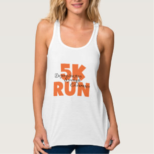 5K Run Orange Singlet