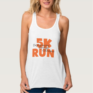 5K Run Orange Singlet
