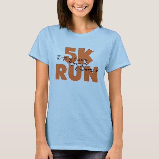 5K Run Orange T-Shirt (Front)