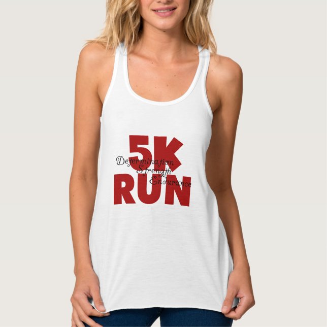 5K Run Red Singlet (Front)