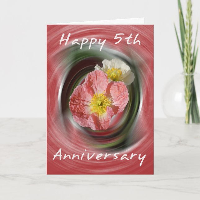 5th Anniversary Card (Front)