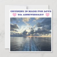 5th ANNIVERSARY CRUISE DOOR MAGNET