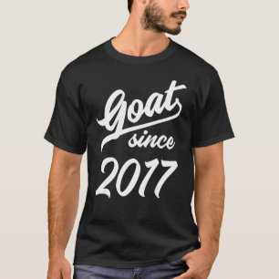 5th Birthday 5 Years Old Goat Since 2017 T-Shirt