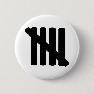 5th birthday 6 cm round badge