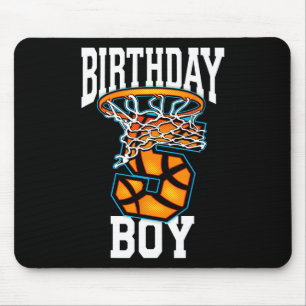 5th Birthday Basketball 5 Years Old Kids Gift Mouse Pad