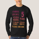 5th Birthday Boys & Girls Funny 5 Years Old T-Shirt<br><div class="desc">5th Birthday Boys & Girls Funny 5 Years Old</div>