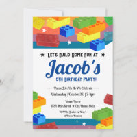 5th Birthday Building Blocks Fun